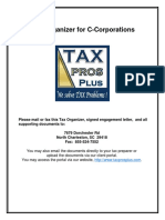 00 - C Corporation Tax Organizer Tax Pros LLC