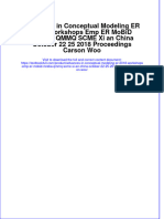 Advances in Conceptual Modeling Er 2018 Workshops Emp Er Mobid Mreba QMMQ Scme Xi An China October 22 25 2018 Proceedings Carson Woo