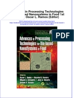 PDF Advances in Processing Technologies For Bio Based Nanosystems in Food 1St Edition Oscar L Ramos Editor Ebook Full Chapter