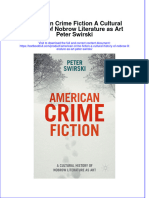 Full Chapter American Crime Fiction A Cultural History of Nobrow Literature As Art Peter Swirski PDF