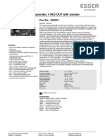 Esser 808623 Esserbus Alarm Transponder Datasheet