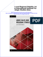 Full Chapter Arms Sales and Regional Stability 1St Edition The International Institute For Strategic Studies Iiss PDF