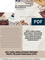 TOPIK 4 Mulai Dari Diri - Pancasila Dan Profil Pelajar Pancasila Menurut Saya