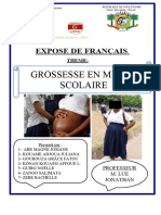 Expose Grossesse en Milieu Scolaire