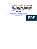 PDF Blended Learning Aligning Theory With Practices 9Th International Conference Icbl 2016 Beijing China July 19 21 2016 Proceedings 1St Edition Simon K S Cheung Ebook Full Chapter