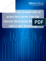 Firewall Rules To Create