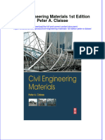 PDF Civil Engineering Materials 1St Edition Peter A Claisse Ebook Full Chapter