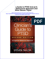 Full Chapter Clinician S Guide To PTSD 2Nd Ed A Cognitive Behavioral Approach 2Nd Edition Steven Taylor PDF