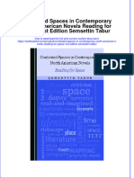 PDF Contested Spaces in Contemporary North American Novels Reading For Space 1St Edition Semsettin Tabur Ebook Full Chapter