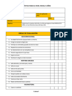 Ficha Diagnóstica para El Nivel Inicial 5 Años