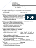 Microbiology and Parasitology - Final Term Quiz