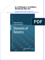 Textbook Elements of Robotics 1St Edition Mordechai Ben Ari Ebook All Chapter PDF