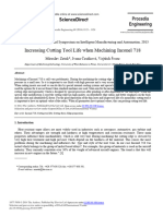 Increasing Cutting Tool Life When Machining Inconel 718: Sciencedirect