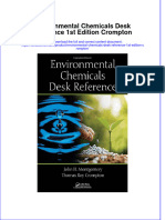 Textbook Environmental Chemicals Desk Reference 1St Edition Crompton Ebook All Chapter PDF