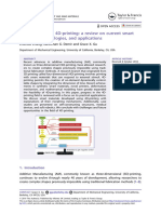 Developments in 4D-Printing - A Review On Current Smart