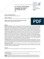 Lloyd Esenkaya Et Al 2021 What Is The Nature of Peer Interactions in Children With Language Disorders A Qualitative