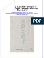 PDF Governing Sustainable Energies in China 1St Edition Geoffrey Chun Fung Chen Auth Ebook Full Chapter