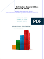 PDF Growth and Distribution Second Edition Duncan K Foley Ebook Full Chapter