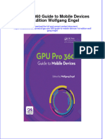 Textbook Gpu Pro 360 Guide To Mobile Devices 1St Edition Wolfgang Engel Ebook All Chapter PDF