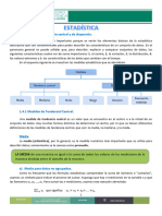 2.2 Medidas de Tendencia Central y Dispersion