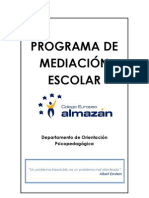 Programa Mediacion Escolar