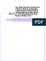 Download pdf Ict Education 48Th Annual Conference Of The Southern African Computer Lecturers Association Sacla 2019 Northern Drakensberg South Africa July 15 17 2019 Revised Selected Papers Bobby Tait ebook full chapter 