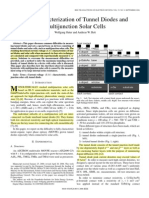 I-V Characterization of Tunnel Diodes and Multojunction Solar Cells