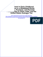 PDF Investment in Early Childhood Education in A Globalized World Policies Practices and Parental Philosophies in China India and The United States Guangyu Tan Ebook Full Chapter