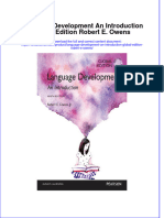 PDF Language Development An Introduction Global Edition Robert E Owens Ebook Full Chapter