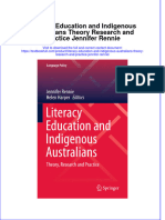 PDF Literacy Education and Indigenous Australians Theory Research and Practice Jennifer Rennie Ebook Full Chapter