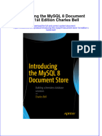 Full Chapter Introducing The Mysql 8 Document Store 1St Edition Charles Bell PDF