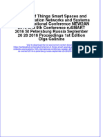 Download full chapter Internet Of Things Smart Spaces And Next Generation Networks And Systems 16Th International Conference New2An 2016 And 9Th Conference Rusmart 2016 St Petersburg Russia September 26 28 2016 Proceedings pdf docx