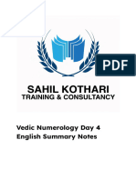 Vedic Numerology Day 4 English Summary Notes