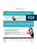 Calendario Principiante - GYM VIRTUAL