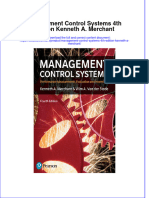 PDF Management Control Systems 4Th Edition Kenneth A Merchant Ebook Full Chapter