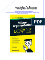 Textbook Micro Segmentation For Dummies Vmware Edition Matt de Vincentis Ebook All Chapter PDF