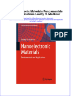 PDF Nanoelectronic Materials Fundamentals and Applications Loutfy H Madkour Ebook Full Chapter