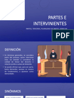 Partes e Intervinientes