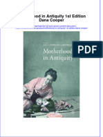 Textbook Motherhood in Antiquity 1St Edition Dana Cooper Ebook All Chapter PDF