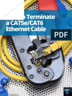 How To Terminate A CAT5eCAT6 Ethernet Cable