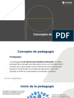 Concepto de Pedagogia