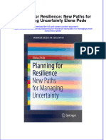 PDF Planning For Resilience New Paths For Managing Uncertainty Elena Pede Ebook Full Chapter