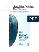 Full Chapter On Human Nature Biology Psychology Ethics Politics and Religion 1St Edition Michel Tibayrenc PDF