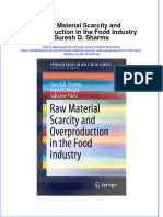 PDF Raw Material Scarcity and Overproduction in The Food Industry Suresh D Sharma Ebook Full Chapter