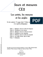 Grandeurs Et Mesures CE2: Les Unités, Les Mesures Et Les Angles