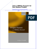 Textbook Proper Names A Millian Account 1St Edition Stefano Predelli Ebook All Chapter PDF