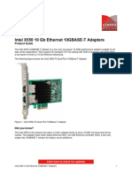 Intel X550 10 GB Ethernet 10GBASE-T Adapters