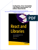 Full Chapter React and Libraries Your Complete Guide To The React Ecosystem 1St Edition Elad Elrom PDF