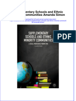 Textbook Supplementary Schools and Ethnic Minority Communities Amanda Simon Ebook All Chapter PDF