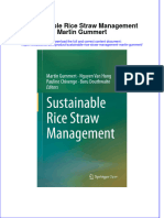 PDF Sustainable Rice Straw Management Martin Gummert Ebook Full Chapter